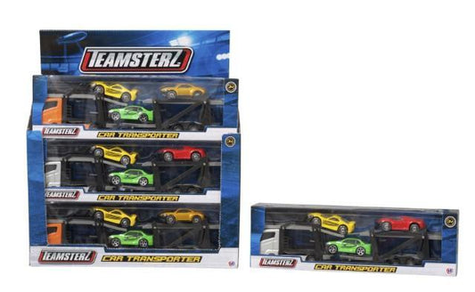 Teamsterz Kids Toy Car Transporter With 3 Die Cast Cars