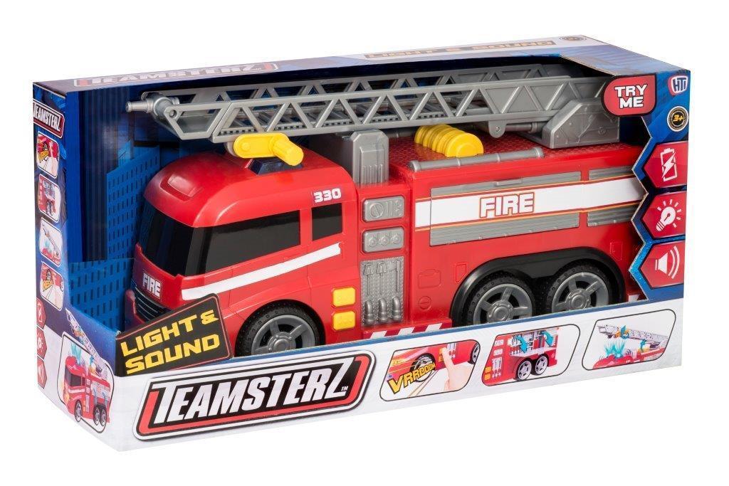 Teamsterz Light And Sound Childrens Interactive Fire Engine