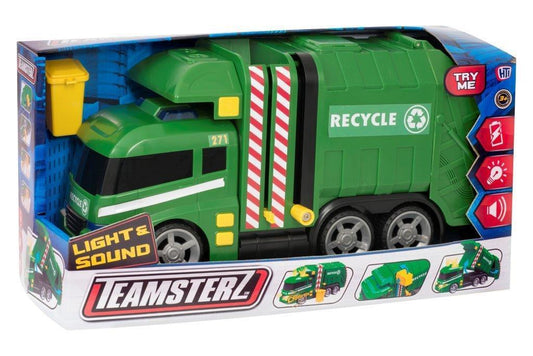 Teamsterz Light And Sound Childrens Interactive Recycle Truck