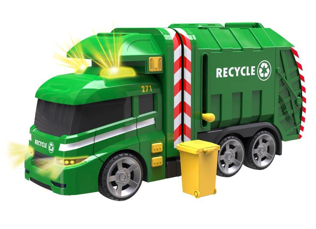 Teamsterz Light And Sound Childrens Interactive Recycle Truck