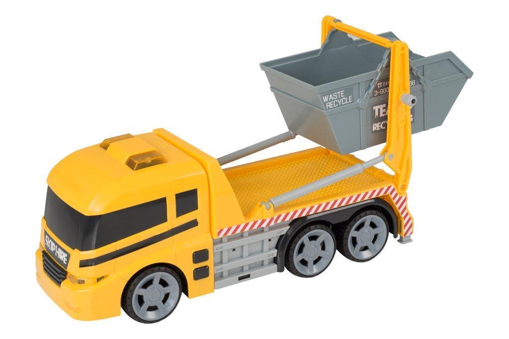 Teamsterz Light And Sound Kids Toy Skip Lorry Interactive Play