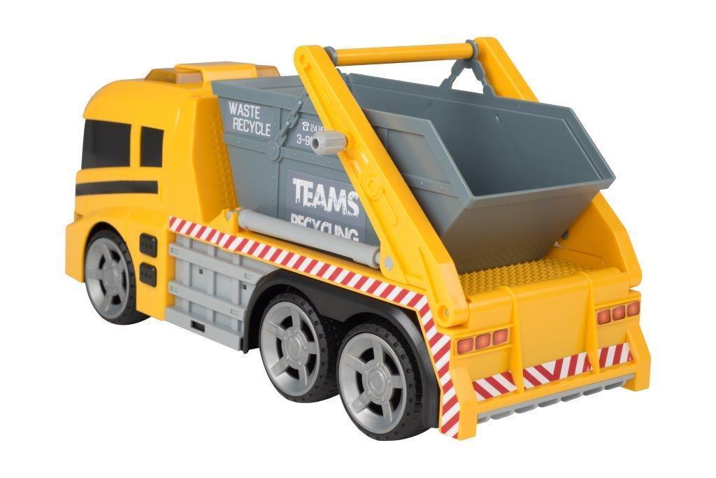 Teamsterz Light And Sound Kids Toy Skip Lorry Interactive Play