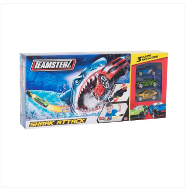 Teamsterz Shark Attack Playset Includes 3 Die Cast Cars