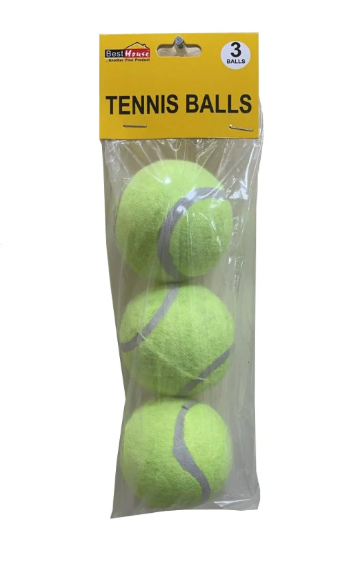 Tennis Balls Pack Of 3 Outdoor Fun Sports