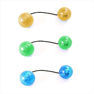 Thumb Chucks Detachable LED Luminous Light Fidget Toy Hand Stress Yoyo Ball