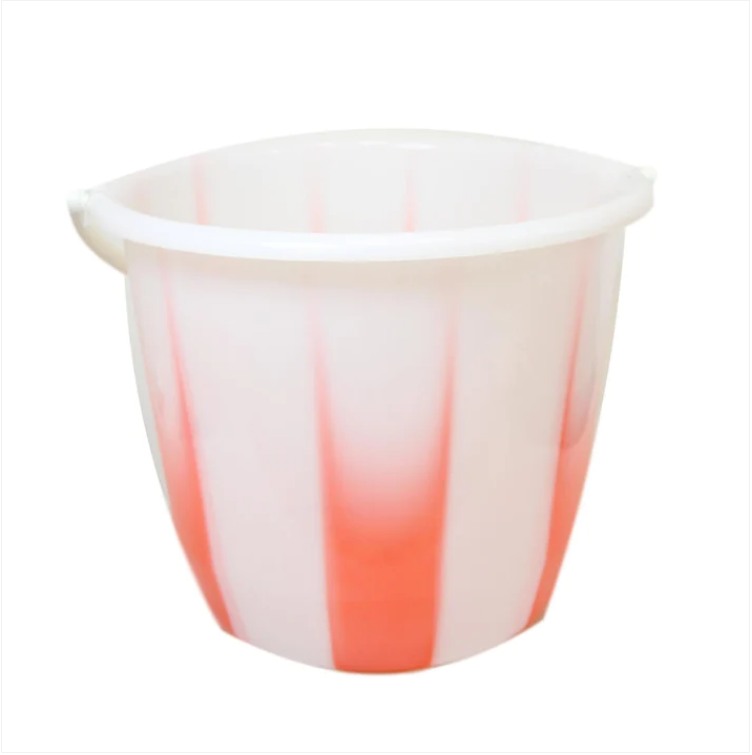 Tie Dye Plastic Water Bucket Indoor Outdoor Washing Up Bucket 13.5 Litre