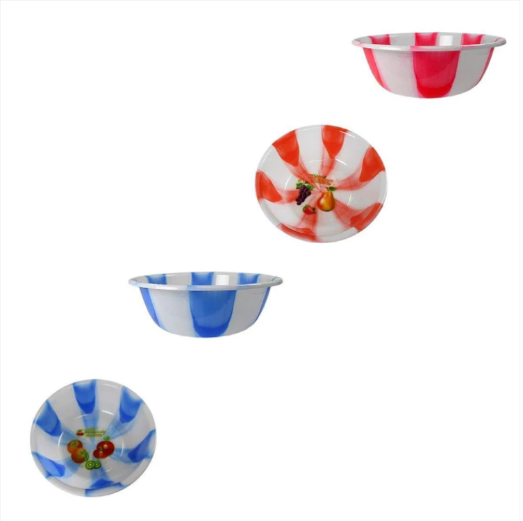 Tie Dye Print Plastic Kitchen Bowls Bowls Extra Large 40 cm Assorted Colours