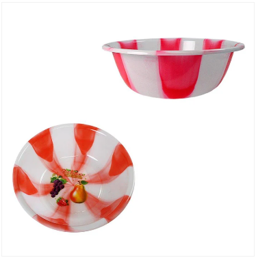 Tie Dye Print Plastic Kitchen Bowls Bowls Extra Large 40 cm Assorted Colours