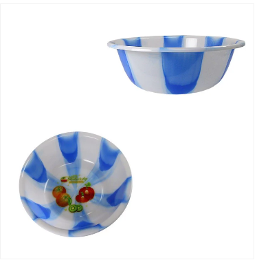 Tie Dye Print Plastic Kitchen Bowls Bowls Extra Large 40 cm Assorted Colours