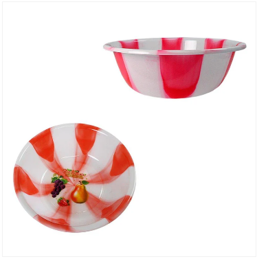 Tie Dye Print Plastic Kitchen Bowls Bowls Large 35 cm Assorted Colours