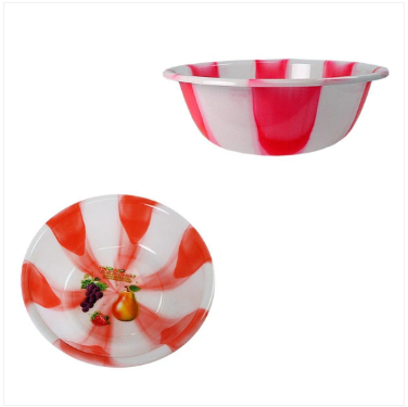 Tie Dye Print Plastic Kitchen Bowls Bowls Medium 32 cm Assorted Colours