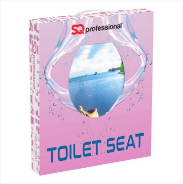 Toilet Seat Aquatic Horizon Design Exotic Toilet Sitting Seat (W) 36mm x (L) 43cm