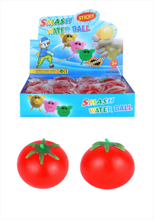 Tomato Ball Splat Squidgy Kids Toy Smash Ball Stress Relief 7cm