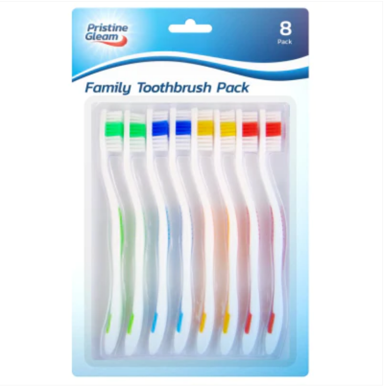 Toothbrush Family Pack 8 Pack