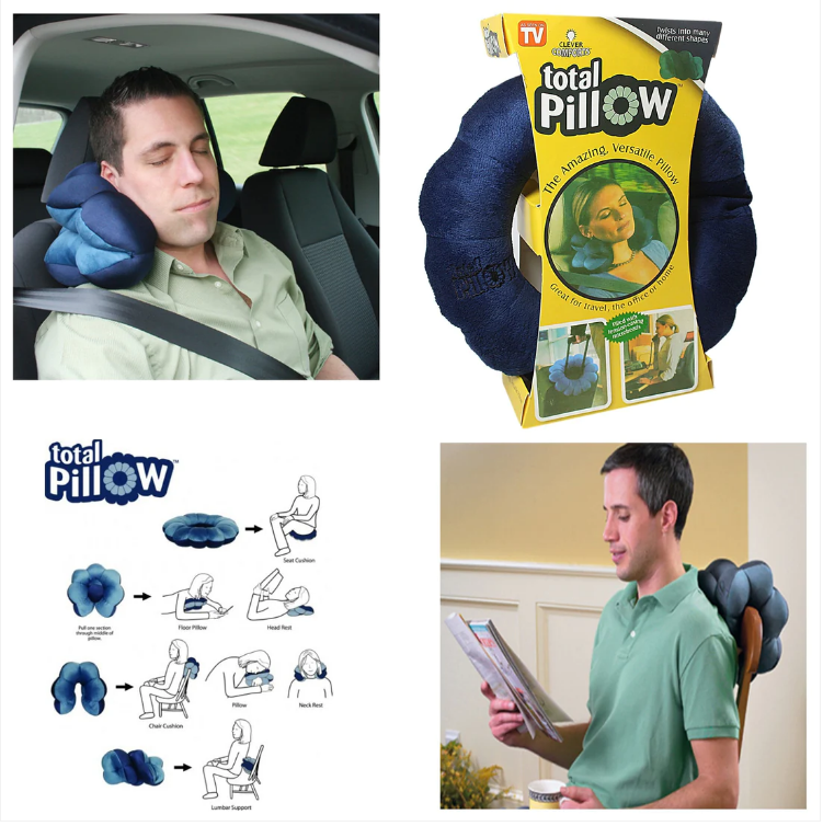 Total Pillow Great For Travel Office Home