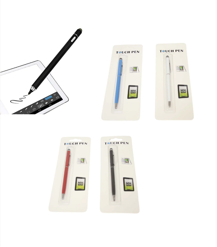 Touch Screen Modern Rubber Tip Mobile Phone Ipad Multi Use Pen/ Ink Pen 14cm