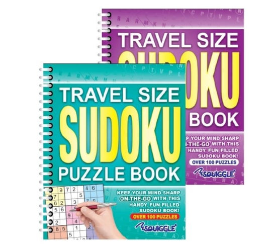 Travel Size Sudoku 1 & 2, Spiral Bound