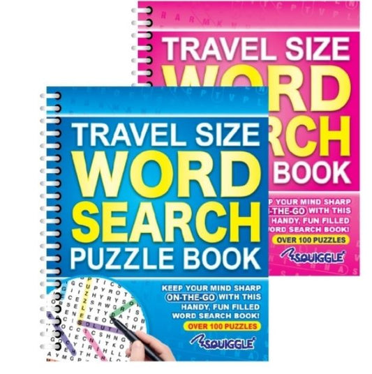 Travel Size Word Search 3 & 4, Spiral Bound