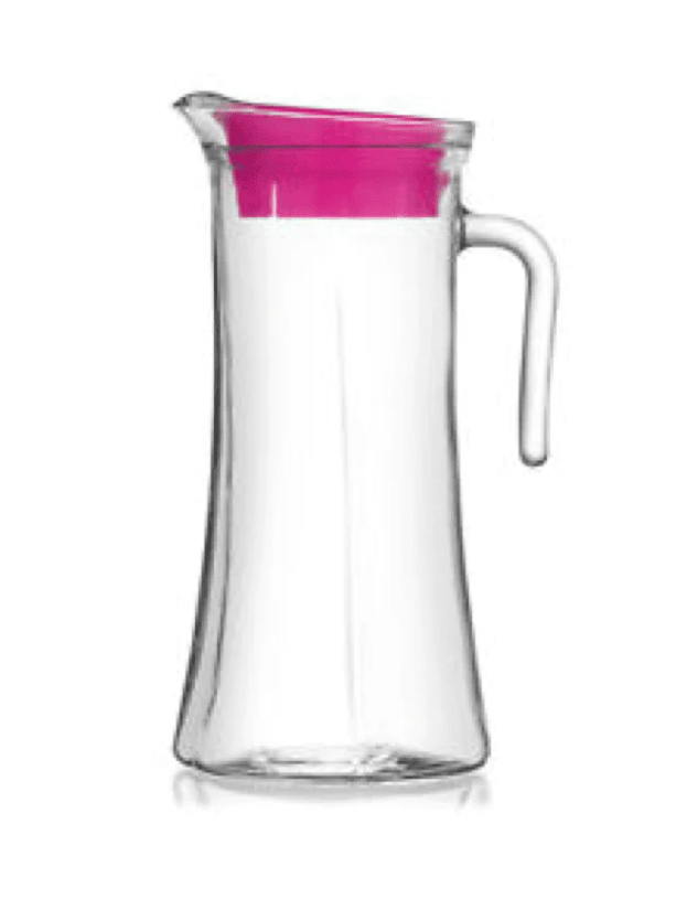 Truva Glass Jug with Lid 1400cc Kitchen Home