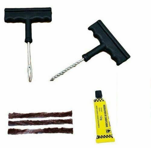 Tubeless Tyre Puncher Repair Kit For Car Van Motorbike DIY Kit