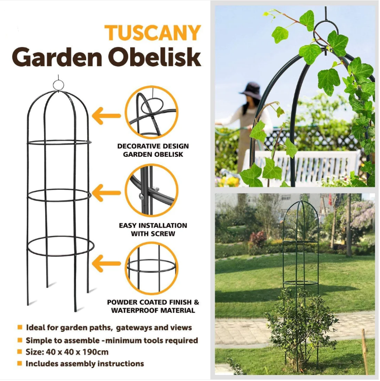 Tuscany Garden Obelisk All Fixings Included Garden Essential