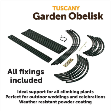 Tuscany Garden Obelisk All Fixings Included Garden Essential