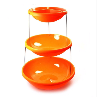 Twist Fold Party Bowl 3 Tiers Party Home Kitchen Outdoors