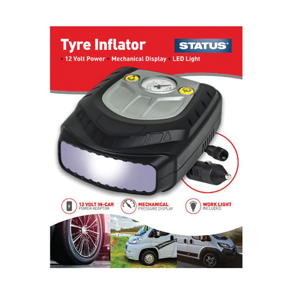 Tyre Inflator - Analogue - 1 pk box