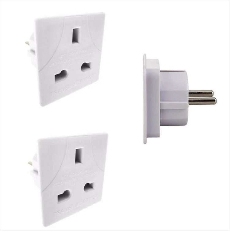 UK To EU Adapter Plug Pocket Size Holiday Adapter