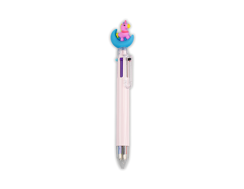 Unicorn Novelty 6 Colour Ballpoint Pen PDQ