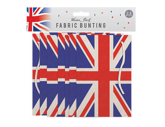 Union Jack Fabric Bunting 3.6m