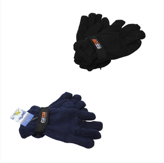 Unisex Ladies Men Winter Gloves One Size Available In Black And Navy