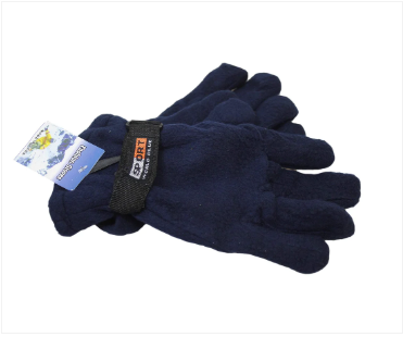 Unisex Ladies Men Winter Gloves One Size Available In Black And Navy