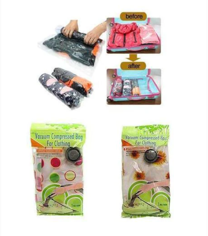 Vacuum Compressed Bag For Clothing 70 x 110cm