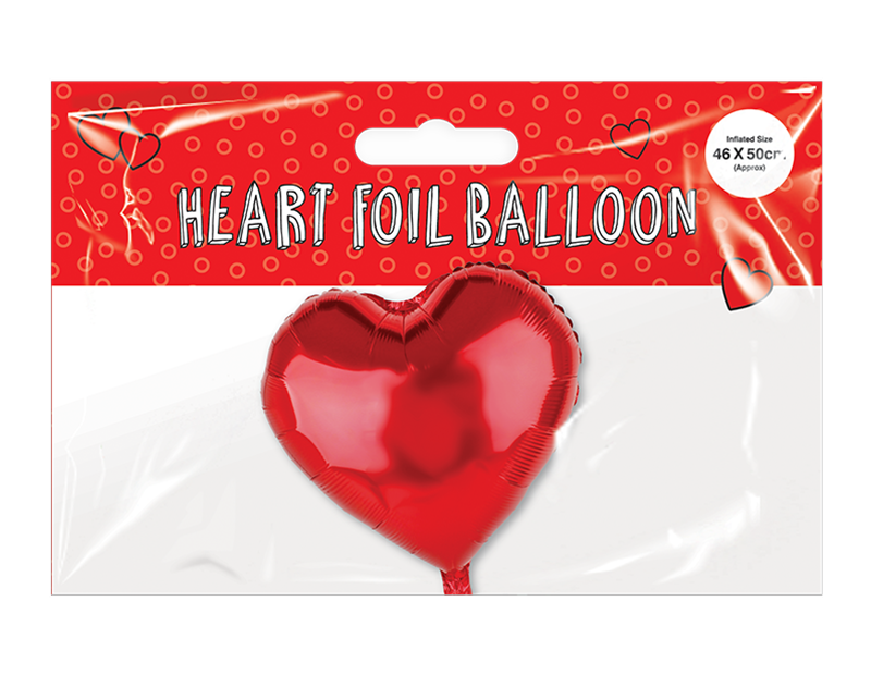 Valentines Day Heart Foil Balloon