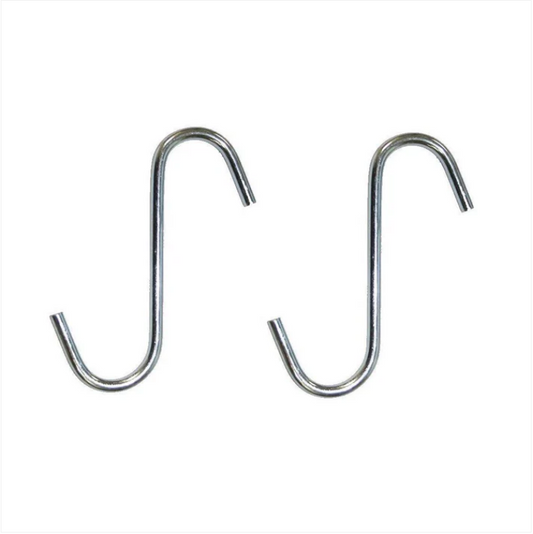 Value Pack 'S' Hooks 100mm Zinc Plated Pack Of 2 Kitchen