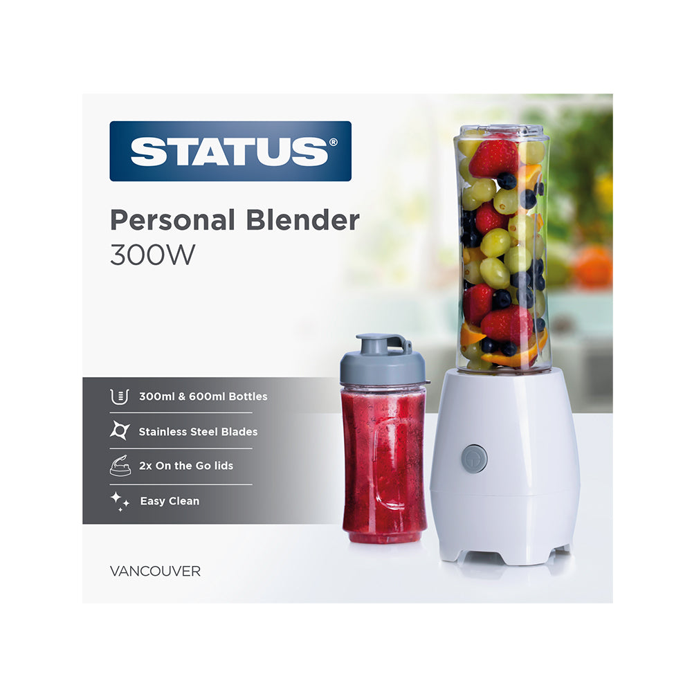 Vancouver - White/Grey - 300w - Table Blender - 1 pk - in Glossy Retail Box