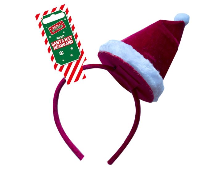 Velvet Santa Hat Headband