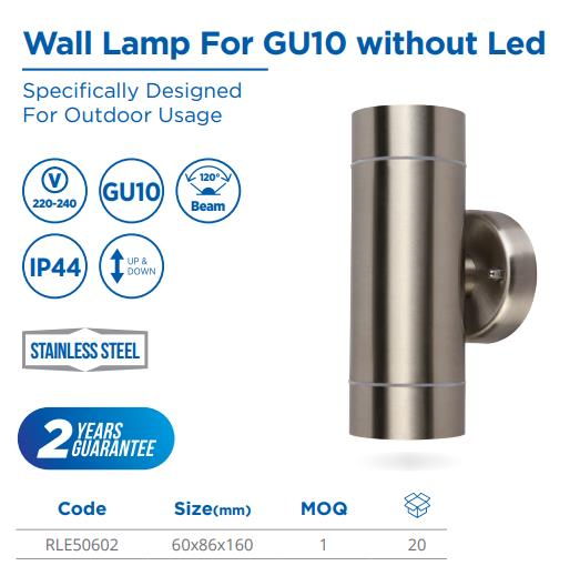 WALL LAMP WITHOUT LED, FOR GU10 220-240V