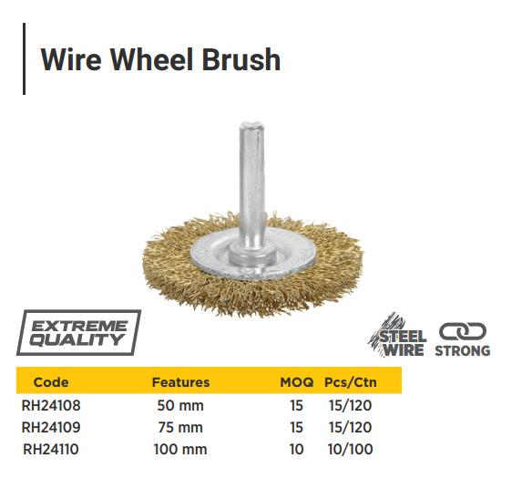 WIRE WHEEL BRUSH 100