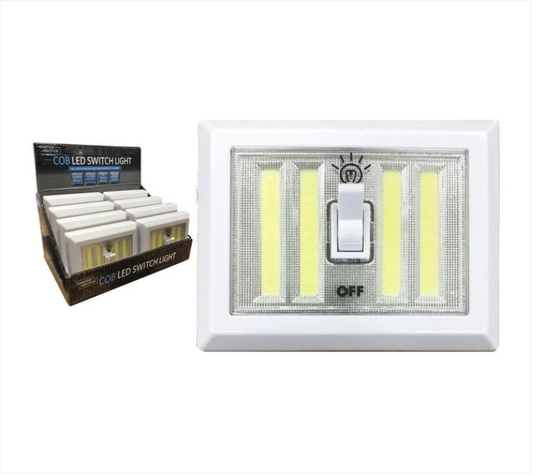 Wall COB Switch Night Light 200 Lumens Super Bright Night Cob Light 1 Pc