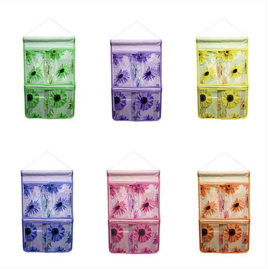 Wall Hanging Storage Bag Plastic Bathroom Makeup Cosmetic Organiser 42cm x 25cm Beauty