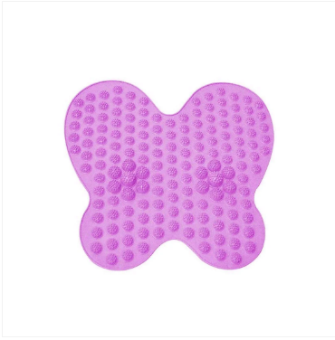 Washable Foot Pain Relief Massage Reflexology Mat Butterfly Shape Assorted Colours 36.5cm