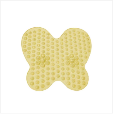 Washable Foot Pain Relief Massage Reflexology Mat Butterfly Shape Assorted Colours 36.5cm