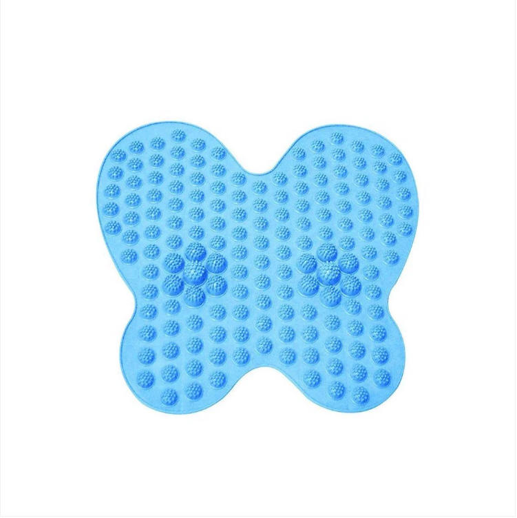 Washable Foot Pain Relief Massage Reflexology Mat Butterfly Shape Assorted Colours 36.5cm