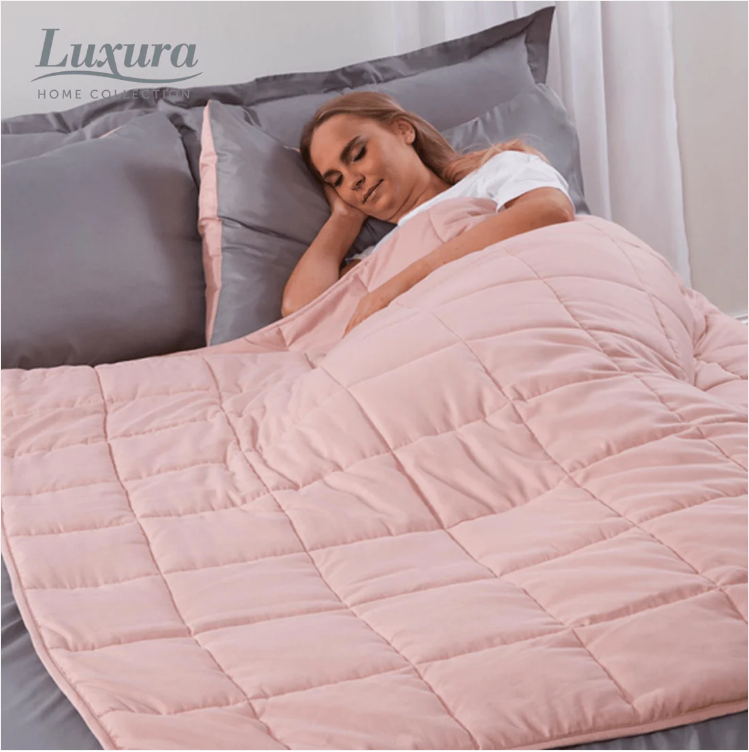 Weighted Blanket 125cm x 150cm 4Kg Pink