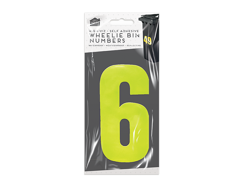 Wheelie Bin Number Stickers