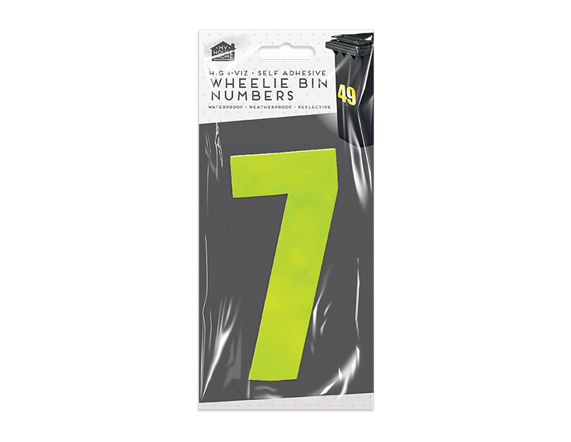 Wheelie Bin Number Stickers