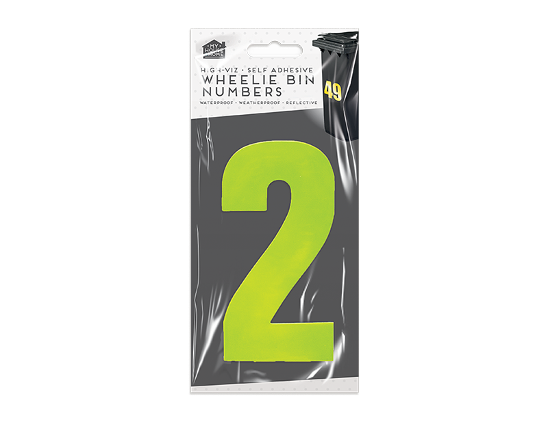 Wheelie Bin Number Stickers