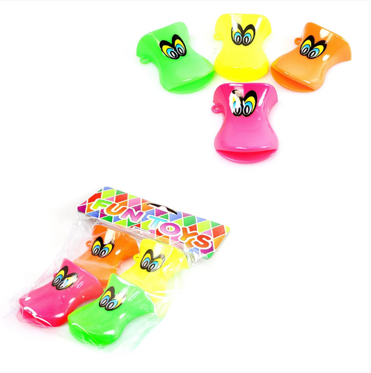 Whistle Duck 6.8cm x 4.9cm 4 Assorted Colours Toys